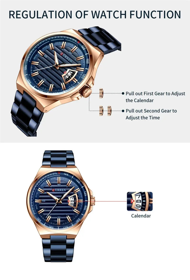 CURREN Men Watch  8375