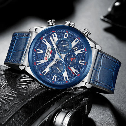 CURREN 8392 Luxury Leather