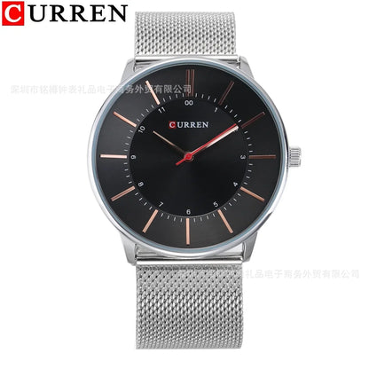 CURREN 8303 Men's Steel Band Watch